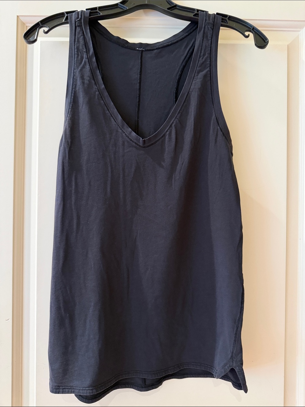 lululemon athletica Black V-Neck Tank